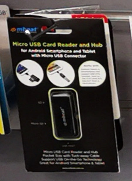 Micro USB card reader and hub